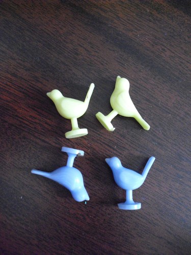 Lot old miniature plastic - lot,
